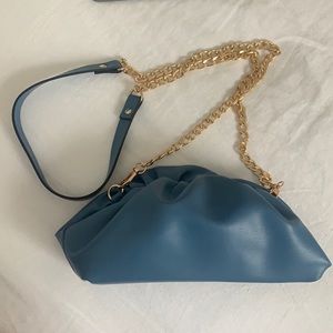 Blue Puff Bag